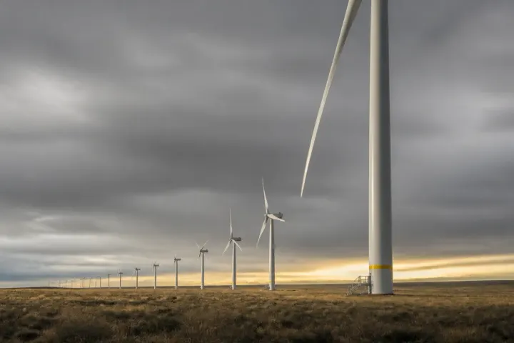 Illustrative wind turbines